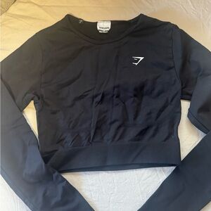 Gymshark Women's Black Crop Top